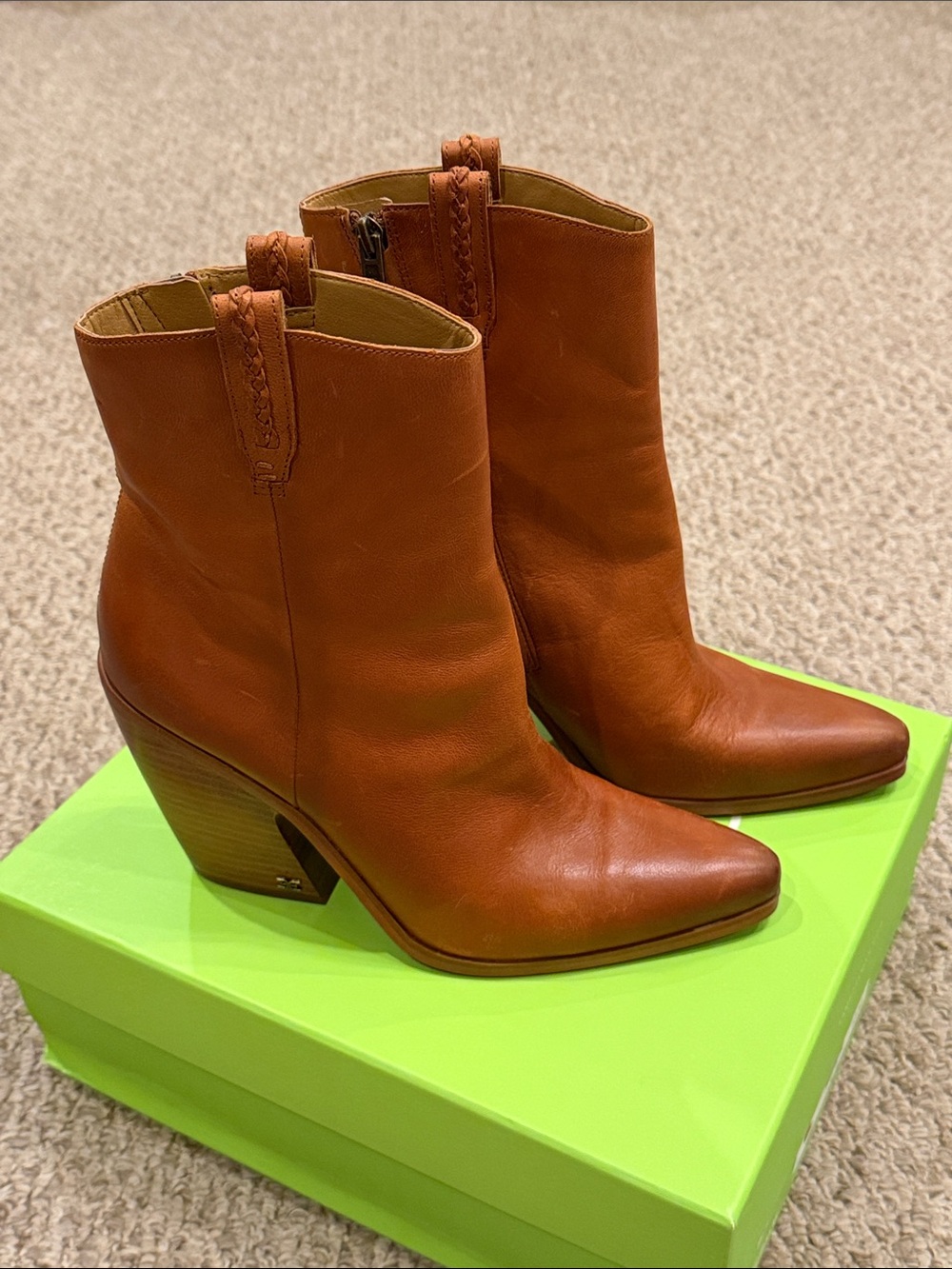 Sam Edelman Women's Agnes Western Ankle Boots